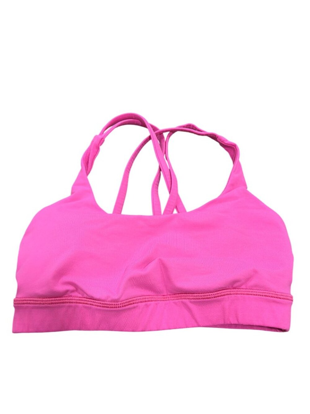 Lululemon LW2540S Energy Medium Support Strappy Back Sports Bra Size 4